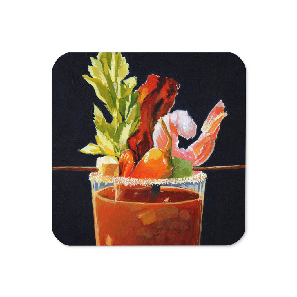 Bloody Mary Coaster - Christopher Olson Art