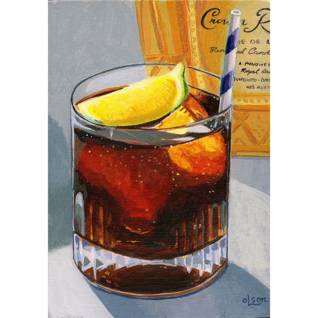 Crown Royal and Coke - Christopher Olson Art