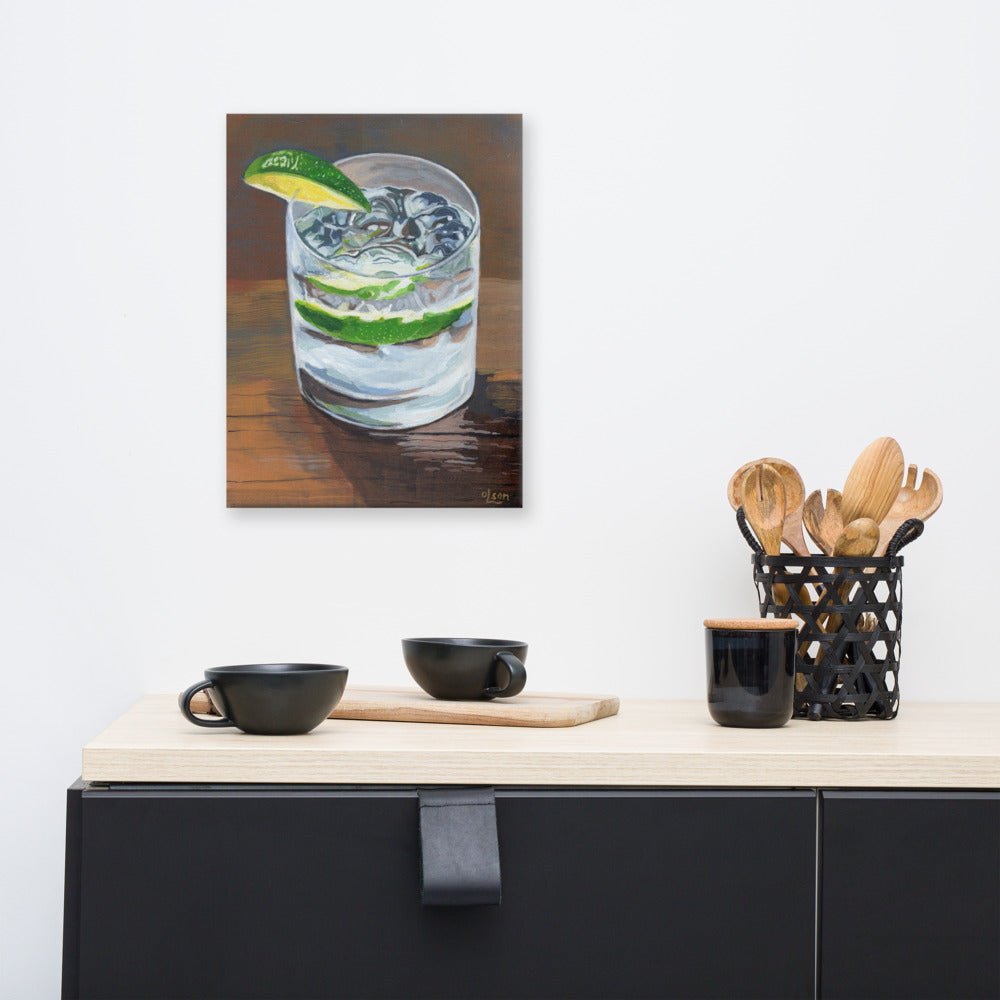 Gin and Tonic - Canvas Print - Christopher Olson Art