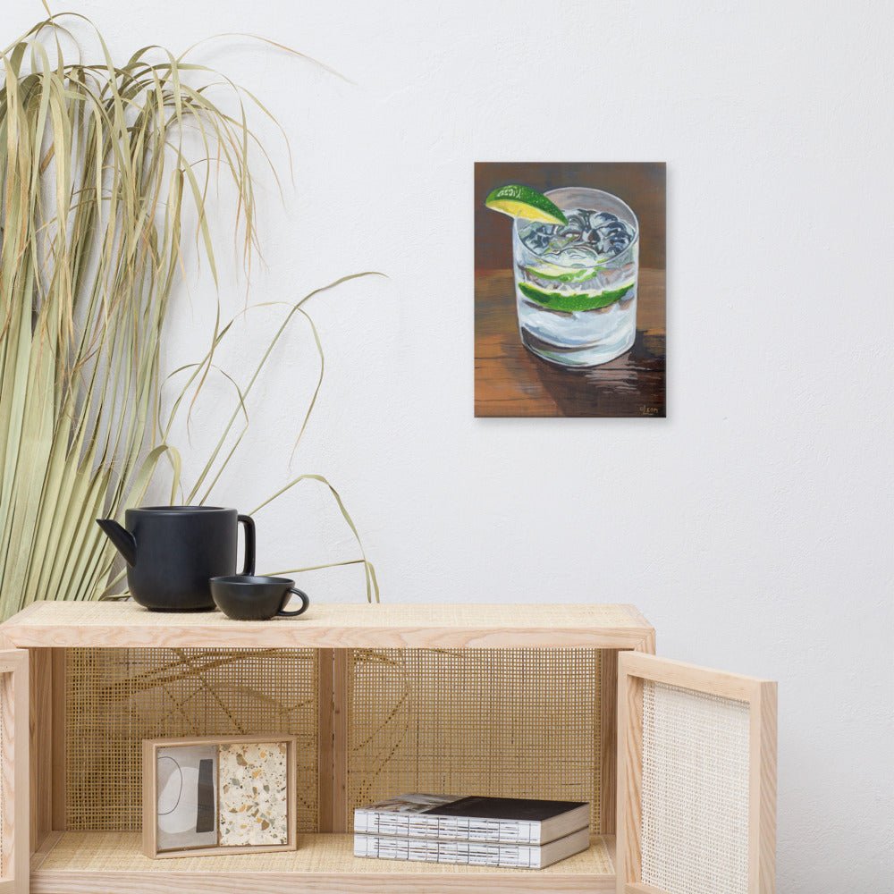 Gin and Tonic - Canvas Print - Christopher Olson Art